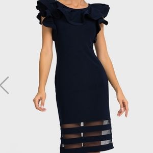 Joseph Ribkoff Midnight Blue Cocktail Dress